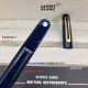 Perfect Replica Montblanc Gold Clip Dark Blue M Marc Rollerball Pen (1)_th.jpg
